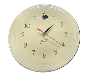 Fiesta  Plate Clock  Dancing Lady- Yellow