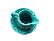 Load image into Gallery viewer, Vintage Harlequin Spruce  Toy Creamer &amp; Nut Cup
