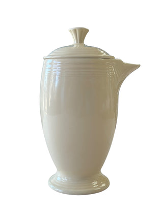 Vintage Fiesta Demitasse IVORY Coffee Pot