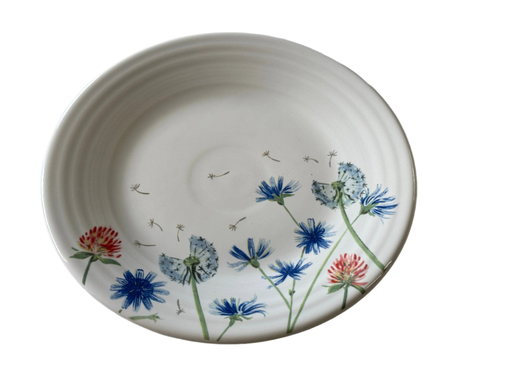Fiestaware Breezy Floral Luncheon Plate 9"