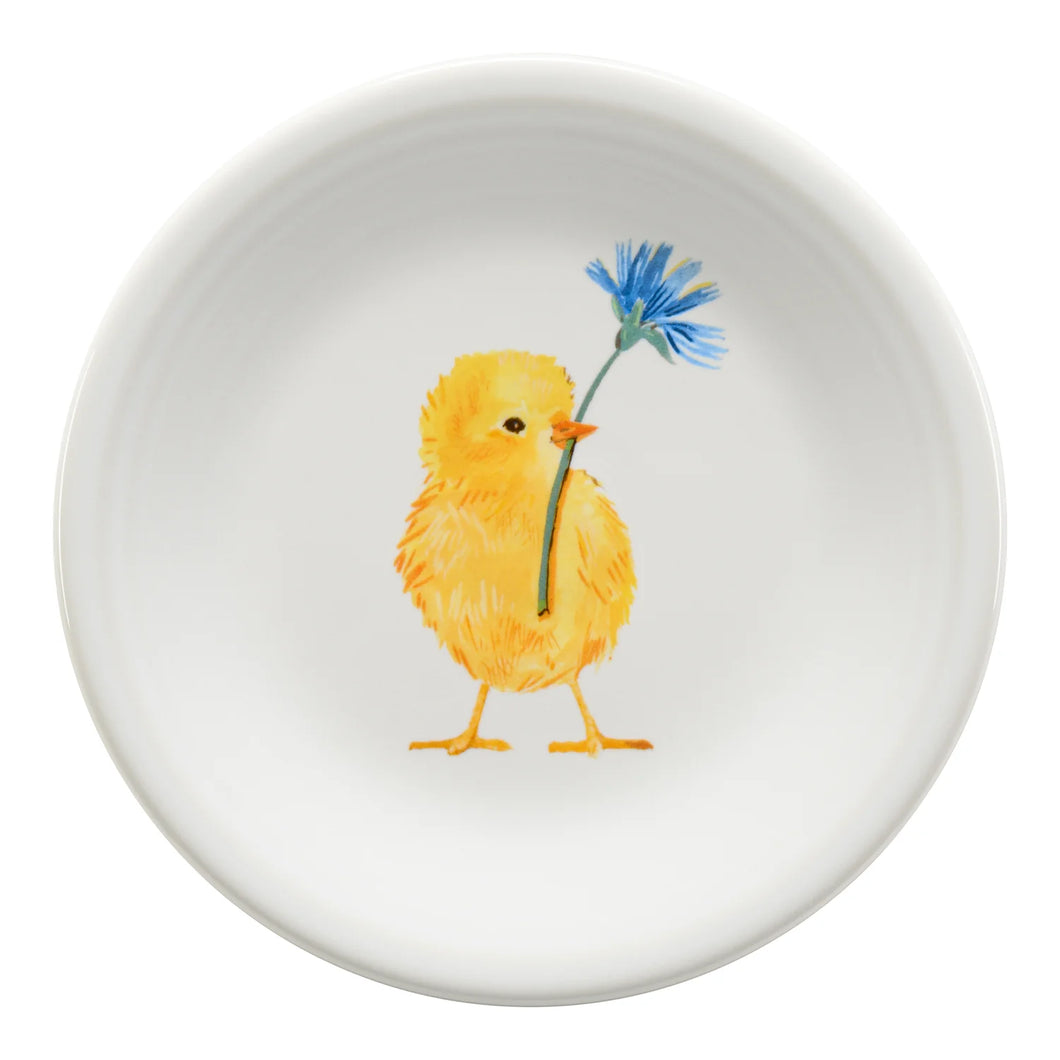 Fiesta Breezy Floral Easter Chick Salad Plate