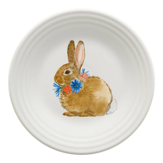 Fiesta Breezy Floral Easter Luncheon Plate Bunny