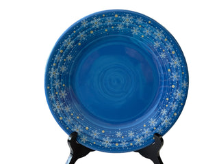 Fiesta Lapis Snowflake Luncheon Plates Macys Exclusive