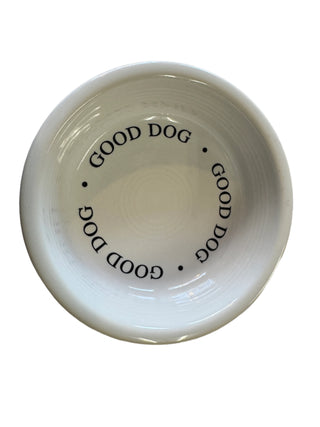 Fiesta Good Dog White 19oz Cereal Bowl Bowl Sylvester & Co. , Sag Harbor, N.Y.