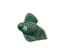 Load image into Gallery viewer, Vintage Fiesta Homer Laughlin  Harlequin Spruce Green Fish
