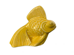 Vintage Fiesta Homer Laughlin  Harlequin Yellow Fish