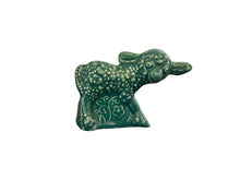 Load image into Gallery viewer, Vintage Fiesta Homer Laughlin  Harlequin Spruce Green Lamb
