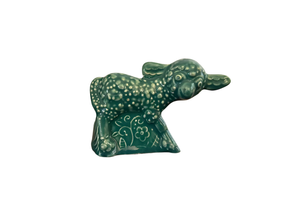 Vintage Fiesta Homer Laughlin  Harlequin Spruce Green Lamb