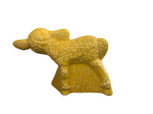 Load image into Gallery viewer, Vintage Fiesta Homer Laughlin  Harlequin Yellow Lamb
