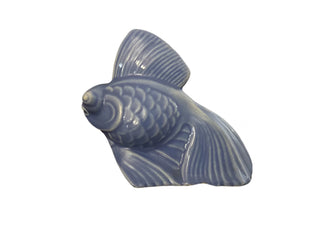 Vintage Fiesta Homer Laughlin  Harlequin Mauve Blue Fish