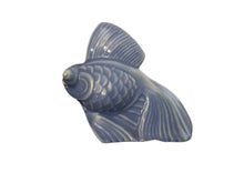 Load image into Gallery viewer, Vintage Fiesta Homer Laughlin  Harlequin Mauve Blue Fish
