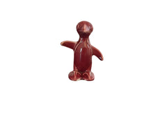 Load image into Gallery viewer, Vintage Fiesta Homer Laughlin  Harlequin Maroon Penguin
