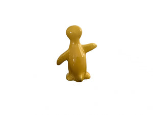 Vintage Fiesta Homer Laughlin Harlequin Yellow Penguin Figurine