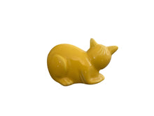 Load image into Gallery viewer, Vintage Fiesta Homer Laughlin  Harlequin Yellow Cat
