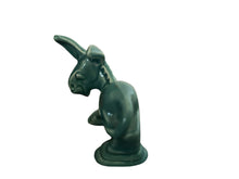 Load image into Gallery viewer, Vintage Fiesta Harlequin Spruce Donkey
