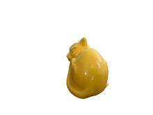 Load image into Gallery viewer, Vintage Fiesta Homer Laughlin  Harlequin Yellow Cat
