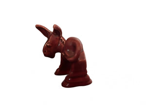 Vintage Fiesta Homer Laughlin  Harlequin Maroon Lamb