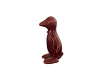 Load image into Gallery viewer, Vintage Fiesta Homer Laughlin  Harlequin Maroon Penguin
