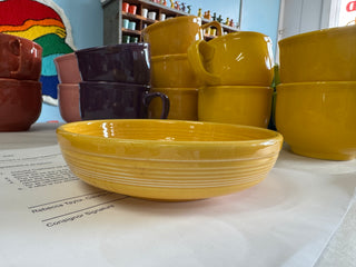 Vintage Fiesta  6 1/4” Dessert Bowl  Yellow