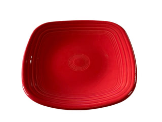 Fiesta Square Salad / Dessert Plate 7.5 Scarlet