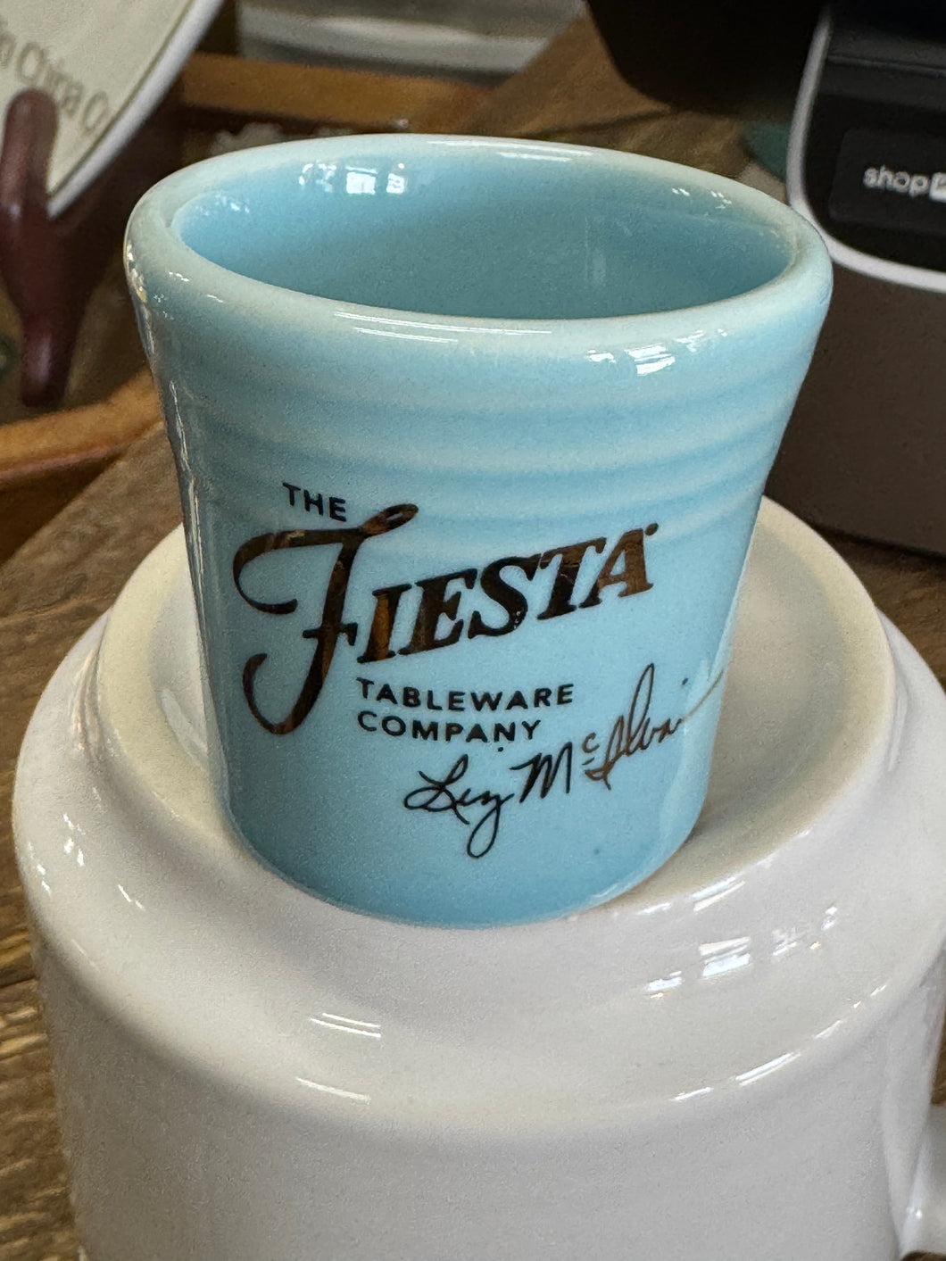 Fiesta FTCCO Dancing Lady SKY Shot Glass