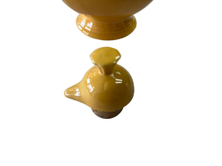 Vintage Fiesta Yellow Carafe & Lid