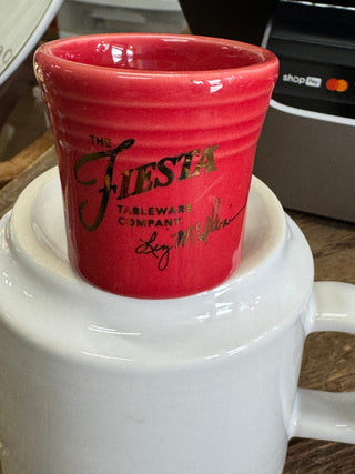 Fiesta FTCCO Dancing Lady SCARLET  Shot Glass