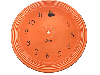 Fiesta Persimmon Dancing Lady Clock