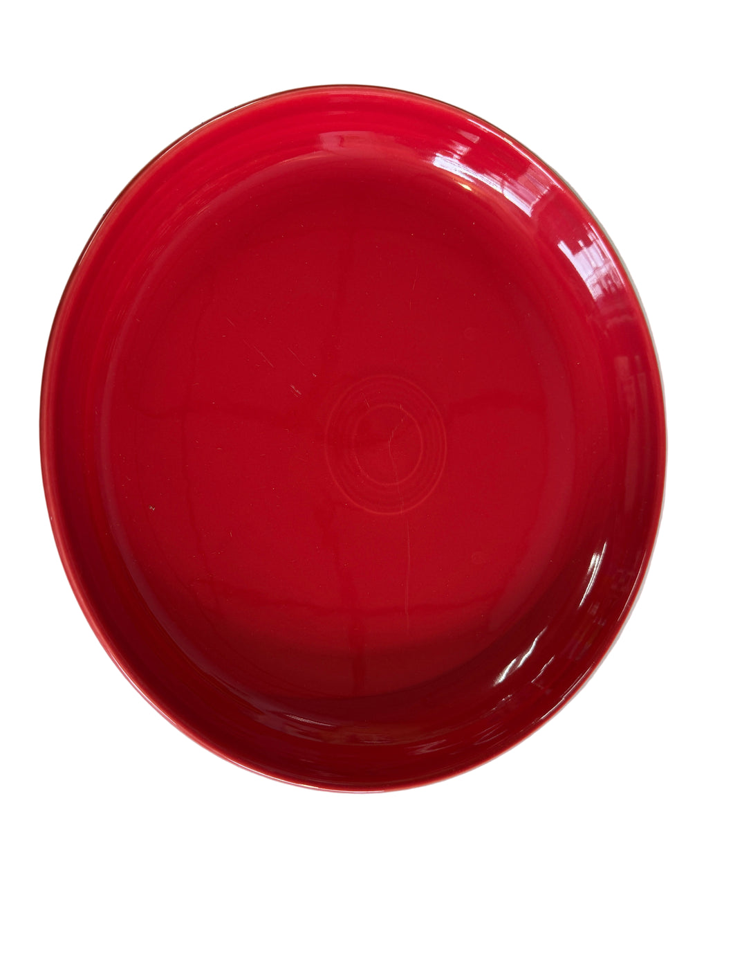 Fiesta Dinner Bowl Plate Scarlet