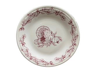 Fiesta Thanksgiving Turkey Dinner Plate