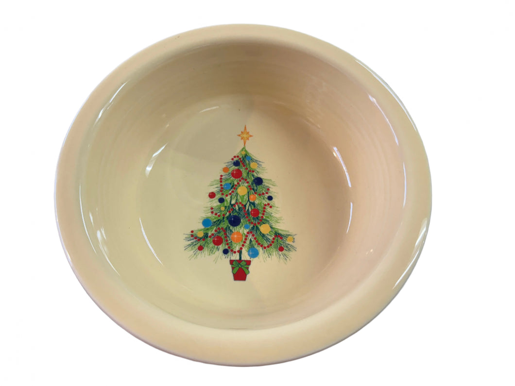 Fiesta Christmas  Tree 1 Quart  Bowl Ivory