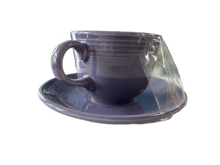 Fiesta RARE Lavender Purple Ceramic Cup & Saucer Set