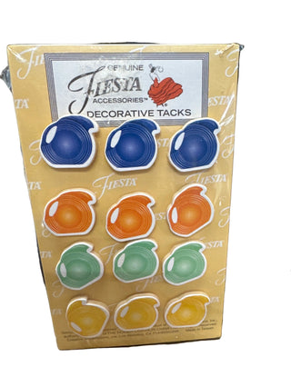 FIESTA WARE DECORATIVE THUMB TACKS HLC FIESTAWARE GO-ALONG CREATIVE IMAGINATIONS