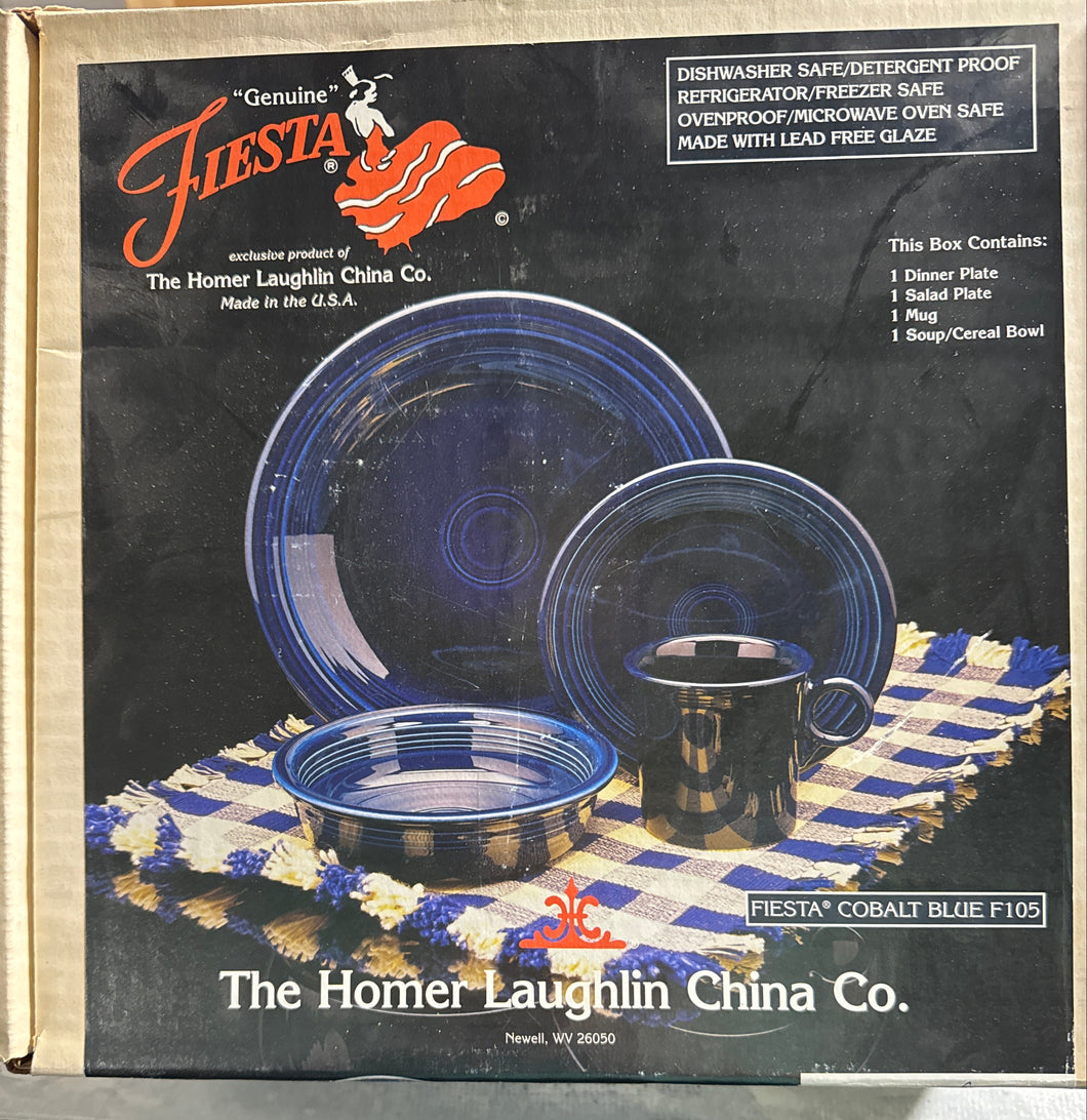 Fiesta 5pc Place Setting Cobalt