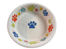 Load image into Gallery viewer, Fiesta 2 Quart Scatter Dog Paws Bowl Retired
