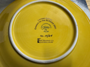 Fiesta Limited Edition ELSSAA 2001 Sunflower Calendar Plate  17/24