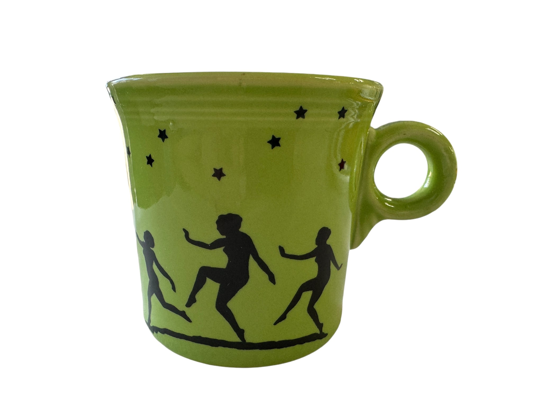 Fiesta Mystic Dancers Mega China Chartreuse Mug