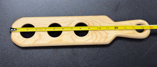 Handmade Fiesta Go-Along Wood Shot Glass Holder/ Server holds 3