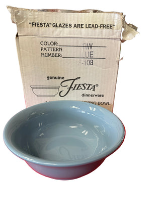 Fiesta Large Flared Baking Mixing Utility Bowl Periwinkle