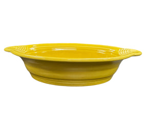 Fiesta Large  Oval Tab Handle Casserole Sunflower