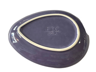 Fiesta Limited Edition Embossed Egg Shape Plate