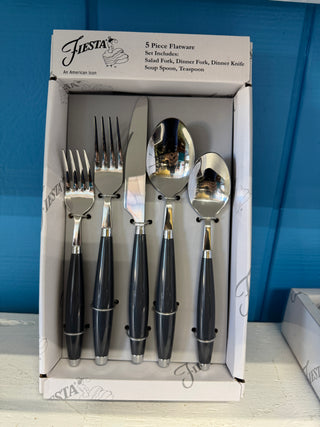 Fiesta Slate Flatware Round Handle NIB