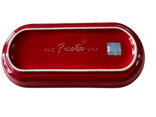 Fiesta Scarlet Sanford University Bread Tray