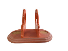 Load image into Gallery viewer, Fiesta Persimmon Napkin Salt &amp; Pepper  Holder Go Along
