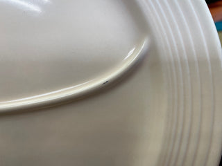 Vintage Fiesta 11.5" Divided Plate Ivory  Compartment Plate