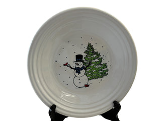 Fiesta Belk Exclusive Snowman & Tree Luncheon