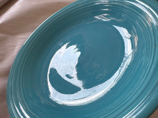 Vintage Fiesta 12" Turquoise Footed Comport