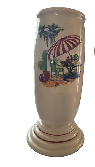 Fiesta Millennium  lll Vase Sunporch China Specialties Burgundy