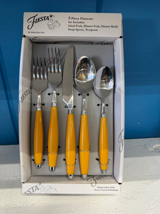 Fiesta Marigold Flatware Round Handle NIB