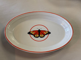 Fiesta FTCCO 2024 Conference Exclusive Monarch Butterfly Small Oval Platter